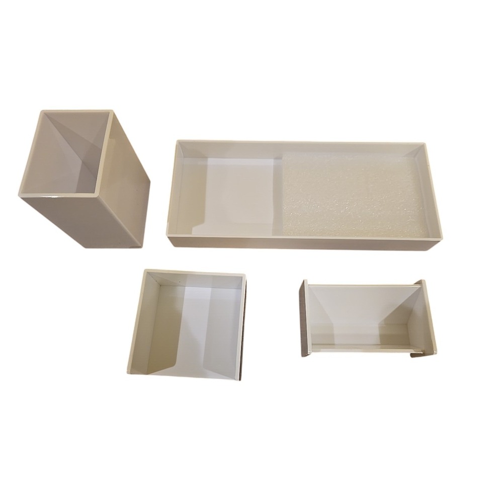 Officemate Desk Organizer‎ Set 4 Pack Plastic Office Supplies School Dorm